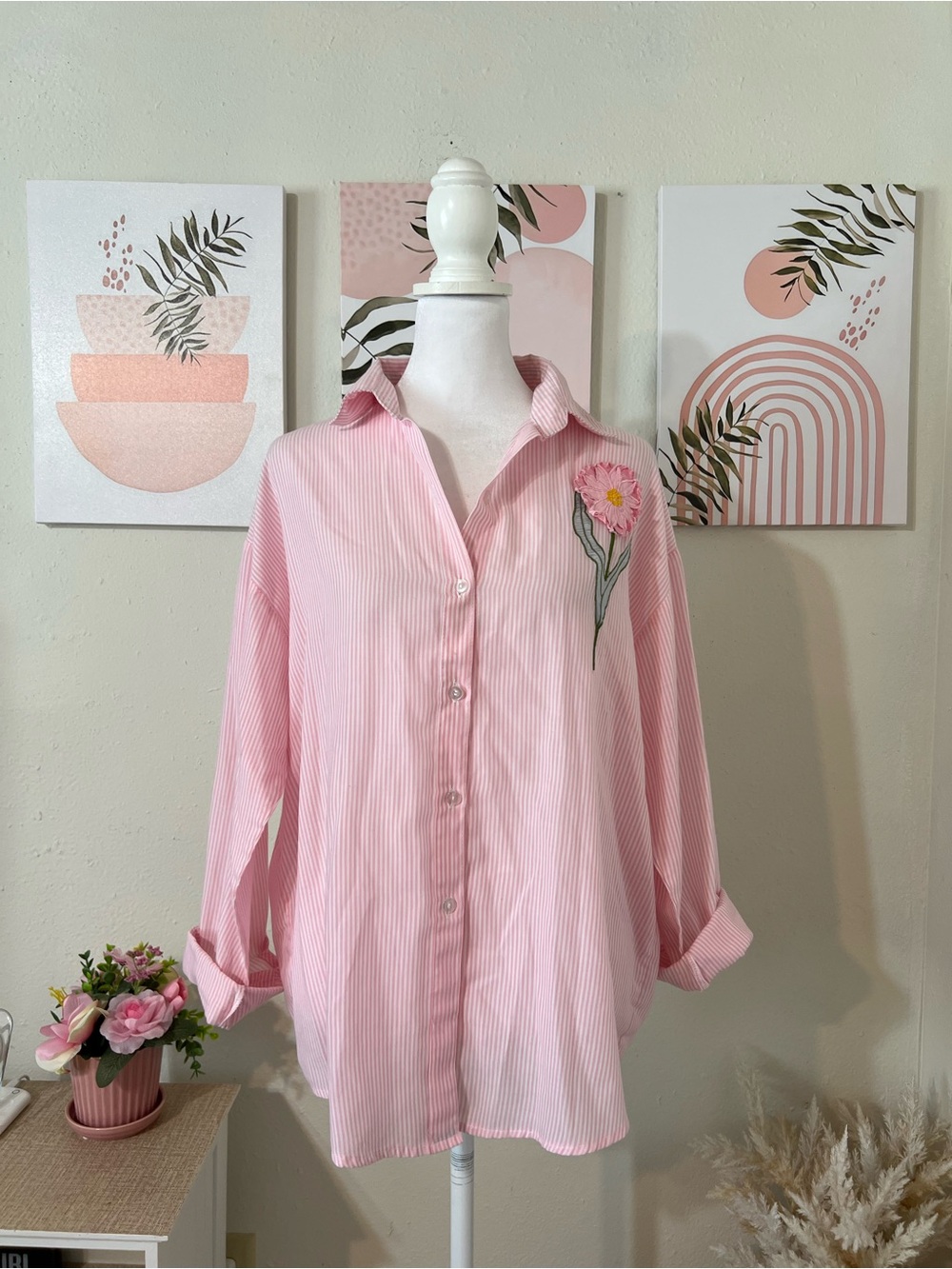Vintage coconut row palm beach shirt